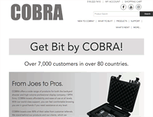 Tablet Screenshot of cobrafiringsystems.com